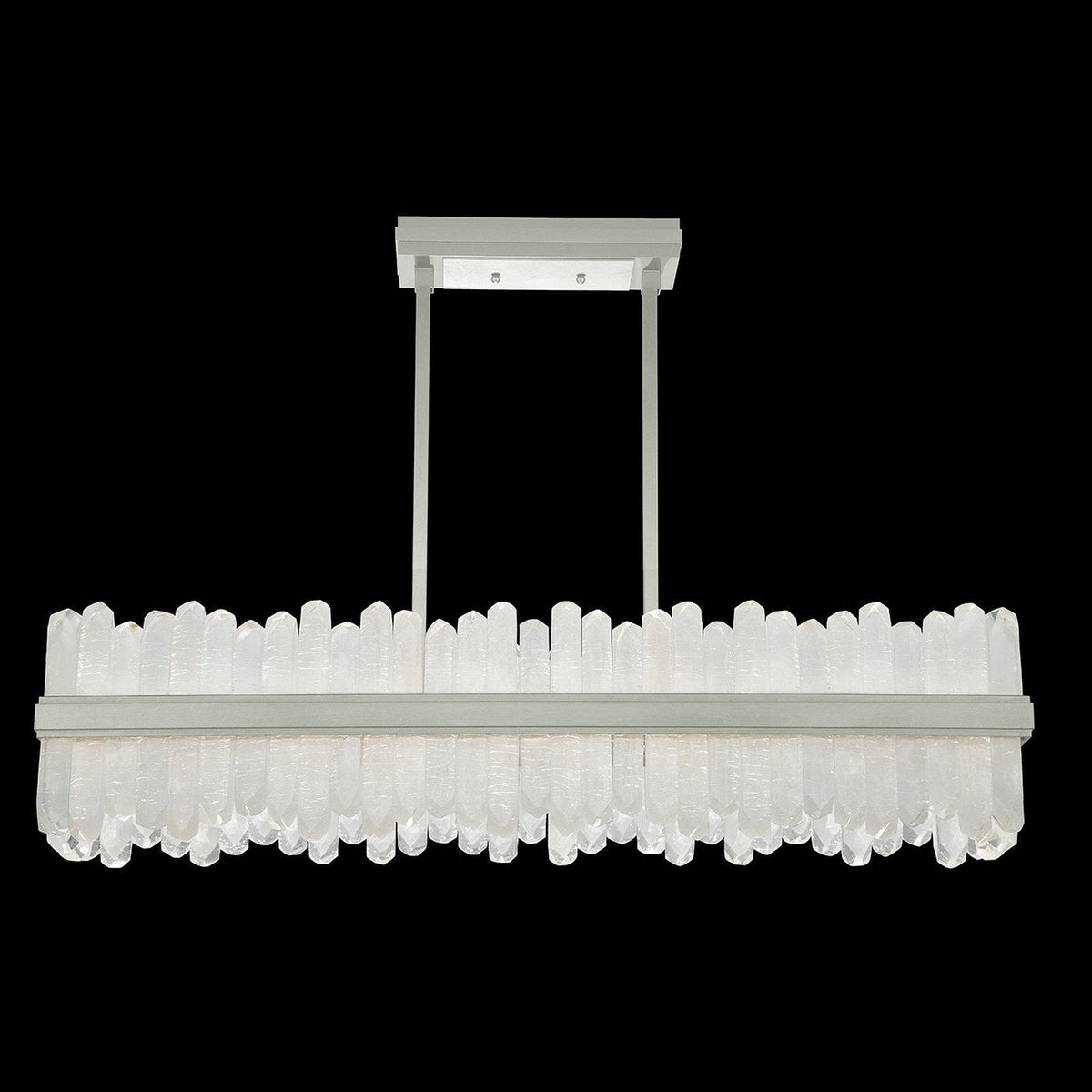 48-Inch Rectangular Crystal LED Pendant Light