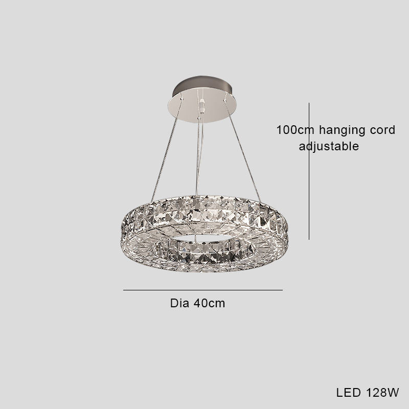 800mm Crystal LED Chandelier