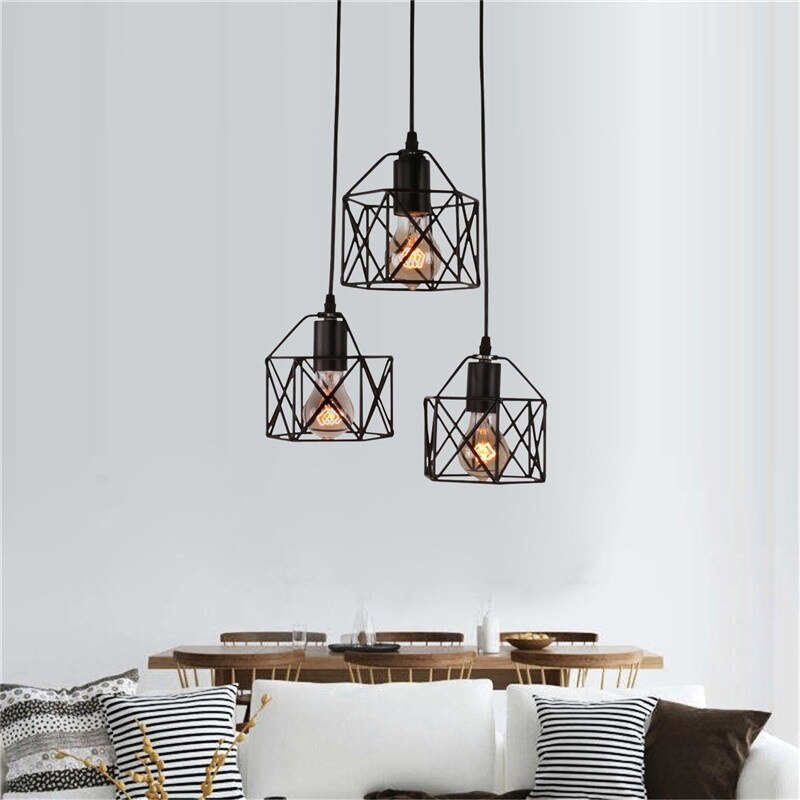 American Country Iron Decorative Light / Disc 3 heads