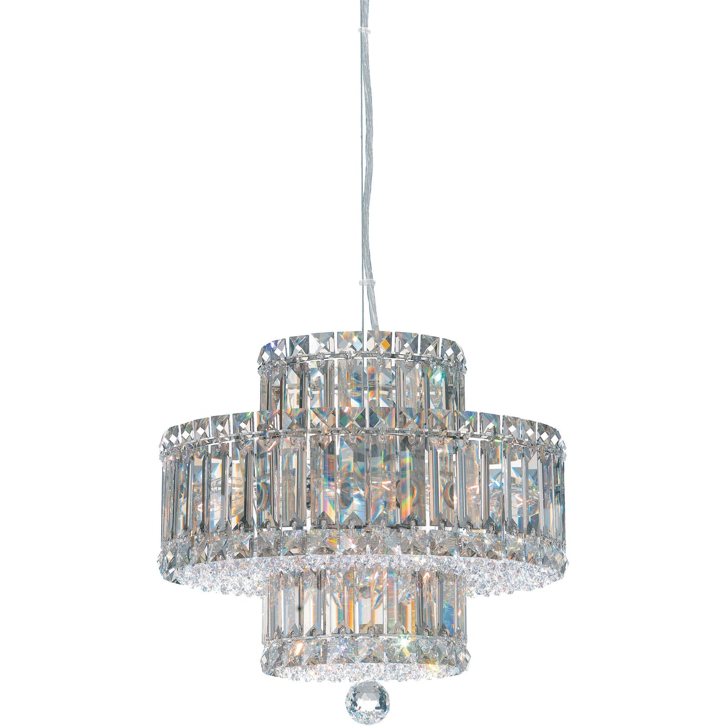 Art Deco Crystal Pendant Light / Clear Radiance