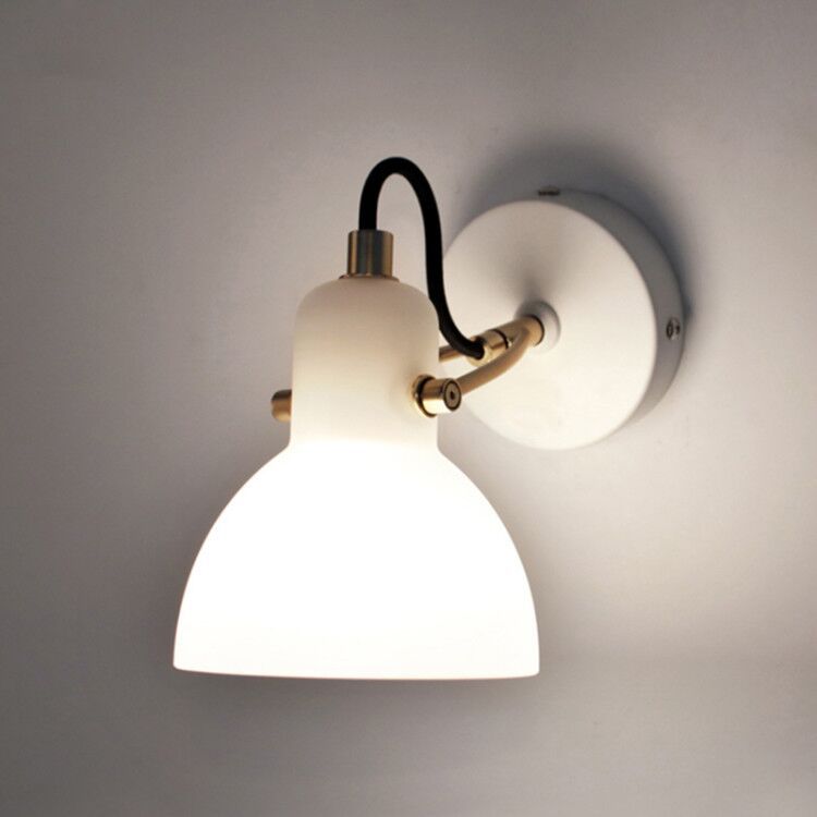 Rotating Glass Bedside Wall Light / Picture Color