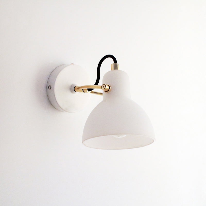 Rotating Glass Bedside Wall Light