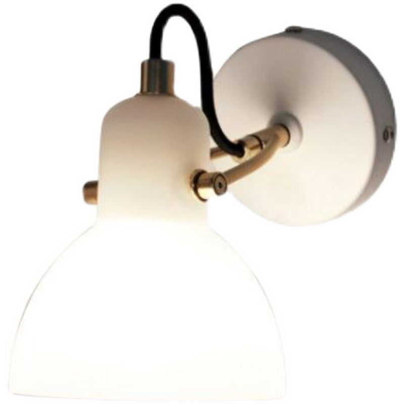 Rotating Glass Bedside Wall Light